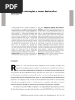 Vera Telles Resistencias. Rumor das batahlas