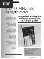 433MHz Strength Meter