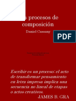 Los procesos de composición
