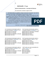 Ficha de Trabalho Processos de Formação de Palavras-7º Ano