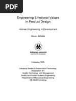 Engineering Emotional Values in Product Design - Simon Schutte