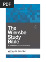 The Wiersbe Study Bible Sampler