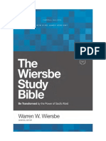 The Wiersbe Study Bible Sampler
