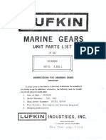 Lufkin RS1600HG Gear Manual
