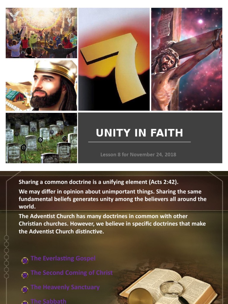 Unity in Faith | PDF | Second Coming | Christian Church