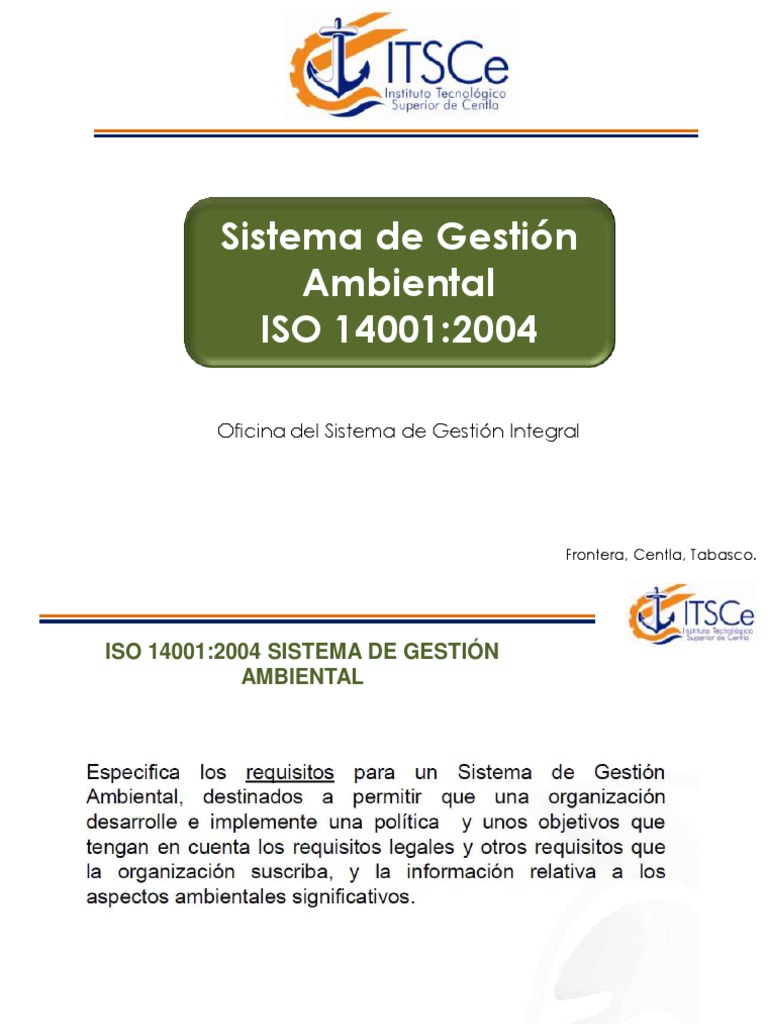 Curso de La Norma Iso 14001 | PDF | Ambiente | Entorno natural