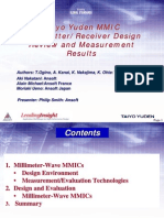 Taiyo Yuden MMIC Transmitter/Receiver Design Review and Measurement Results