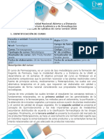 Syllabus Del Curso Farmacognosia.