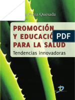 Promocion y Educacion para La Salud Tendencias Innovadoras PDF