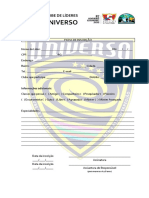 Ficha de Inscrição Clube de Líderes Universo 2019 2