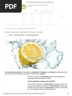 Água Com Limão_ 10 Benefícios Para a Saúde 