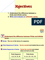 Objectives: Understand The Difference Between A Finite and Infinite Series. W 1. 2