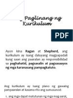 Ang Paglinang NG Kurikulum