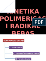 2 Kinetika Reaksi Polimerisasi Radikal Bebas