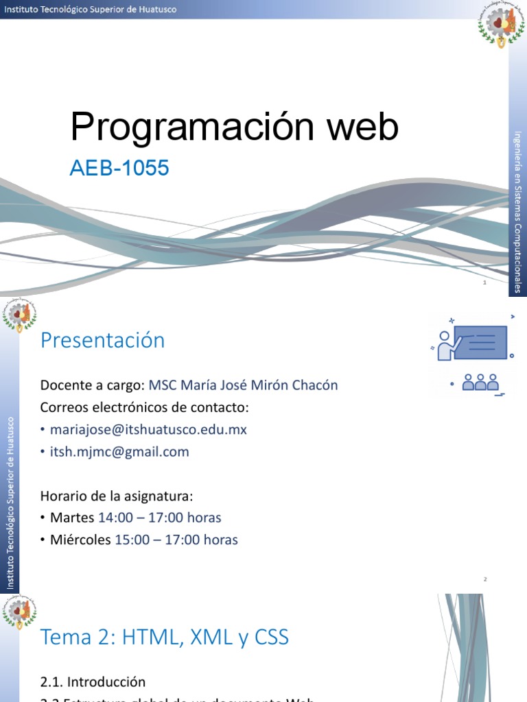 Tema 2 HTML, XML y CSS Completo | PDF | Hojas de estilo en cascada | HTML