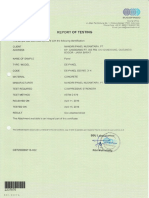 Compressive Strength Test Certificate Under 40 Characters