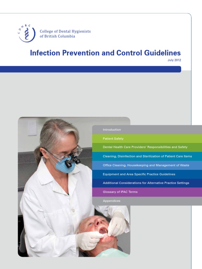 Infection Prevention and Control Guidelines College of Dental