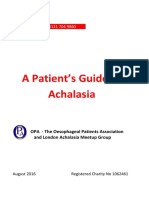 A Patient Guide To Achalasia