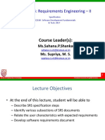 Lecture 04: Requirements Engineering - II: Course Leader(s)