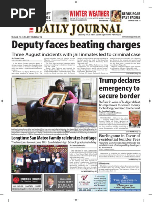 San Mateo Daily Journal 02-16-19 Edition | PDF | Millbrae