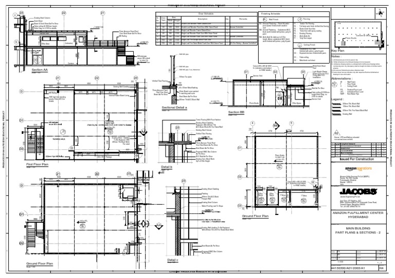 Door Schedule Finishing Schedule Produced by An Autodesk Educational