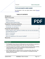 Chart of Accounts User Guide: Financial Reporting and Accounting Services