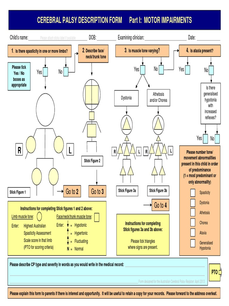 Berg Balance Scale PDF Cerebral Palsy Congenital Disorder