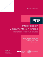 Interpretación y Argumentación Jurídica - Libro PDF