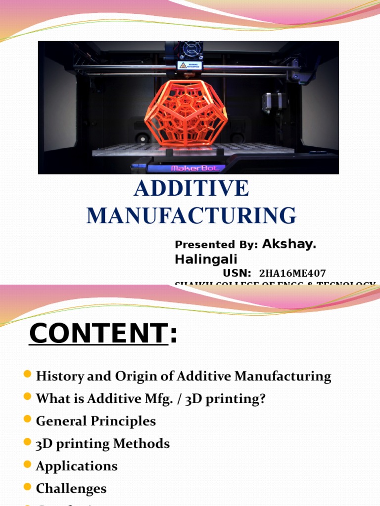 Additive Manufacturing | PDF | 3 D Printing | Crafts