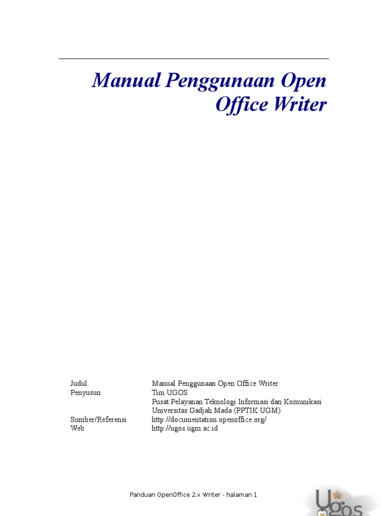 Open Office Writer | PDF