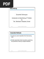 Data Mining: Ensemble Techniques Introduction To Data Mining, 2 Edition by Tan, Steinbach, Karpatne, Kumar