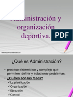 Administracion deportiva