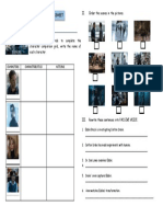 Movie Worksheet: II. Order The Scenes in The Pictures