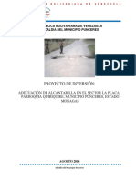 Adecuación de Alcantarilla en El Sector La Placa, Parroquia Quiriquire, Municipio Punceres, Estado Monagas
