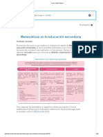 Curso - Matemáticas Aprendizaje Clave