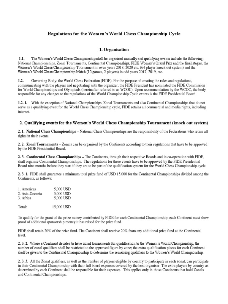 Regulations WW CC PDF