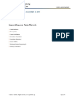 Scope and Sequence - CPA Programming Essentials in C++ (July 8, 2016) PDF