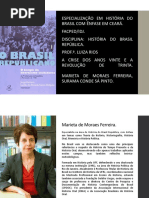 Slides a Crise Dos Anos Vinte e a Revolução de Trinta - Marieta de Moraes Ferreira.