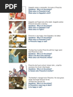 The Story of Pinocchio . Phrases and Questions