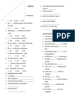 Exercises Auxiliary Verbs A. Choose