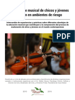 El Aprendizaje Musical de Chicos y Jovenes Que Viven en Ambientes de Riesgo PDF