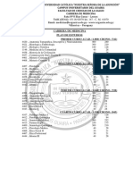 Plan de Estudios Actual