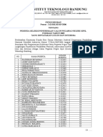 Pengumuman Terima Terakhir