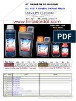 Jual Tinta Spidol Papan Tulis Alkohol Base Hub: 031-72711150