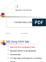 Nhập môn cơ sở dữ liệu - Nguyễn Giang Sơn