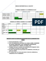 Horario y Recomendaciones