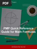 Quick Reference Guide For Formulas