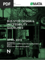 Bus Stop Design and Accessibility Guidelines | PDF | Bus | Traffic