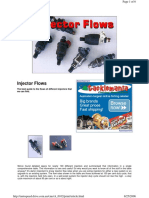 Injector Flows: The Best Guide To The Flows of Different Injectors That We Can Find