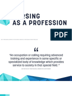 REPORT - Nursing As A Profession